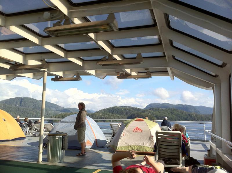 View within the solarium -- M/V Columbia Alaska Marine Highway