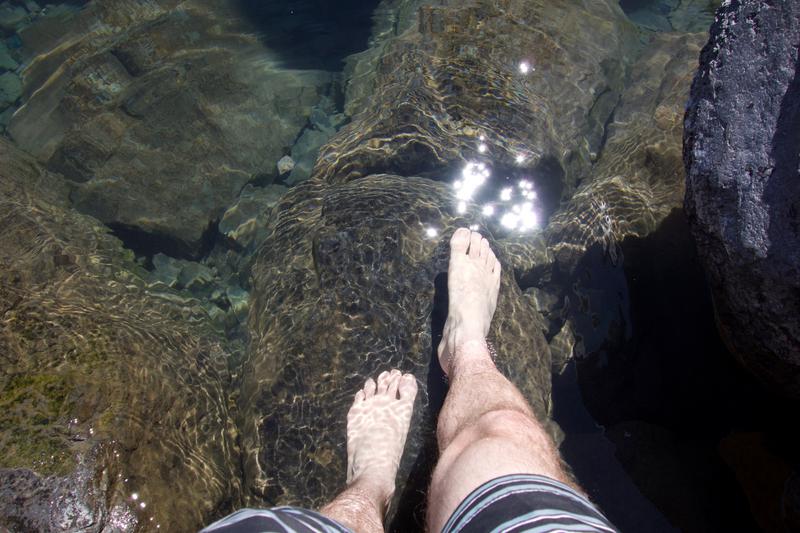 Jumping into Crater Lake!