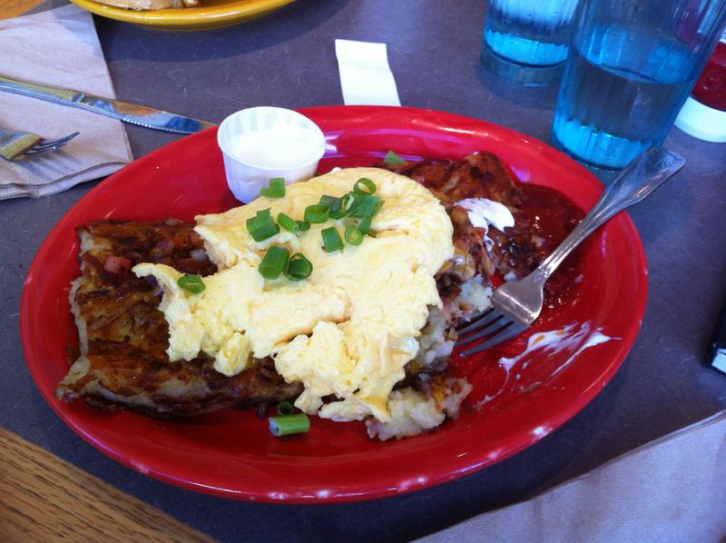 Breakfast at Snow City Cafe -- Heart Attack on a Plate