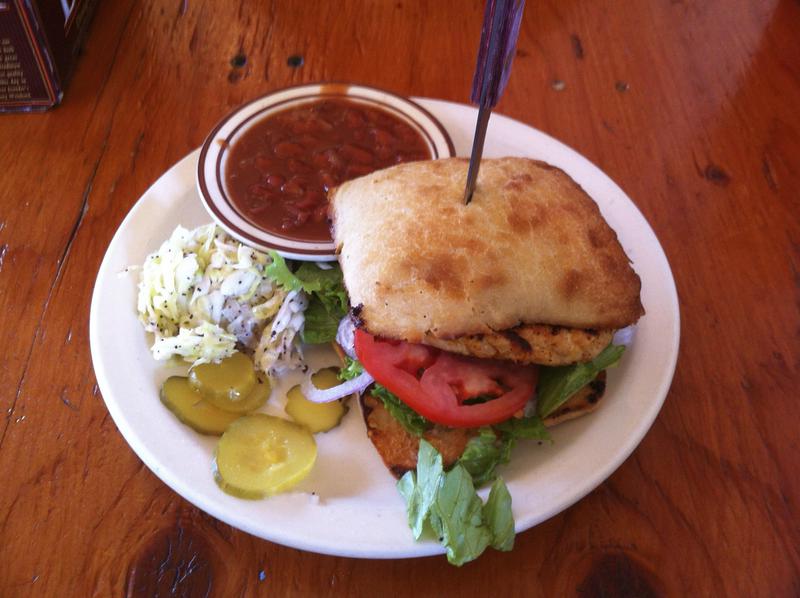 Chicken Sandwich from the Smoke Shack Restaurant in Seward