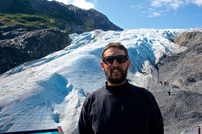 Gregg at the Exit Glacier