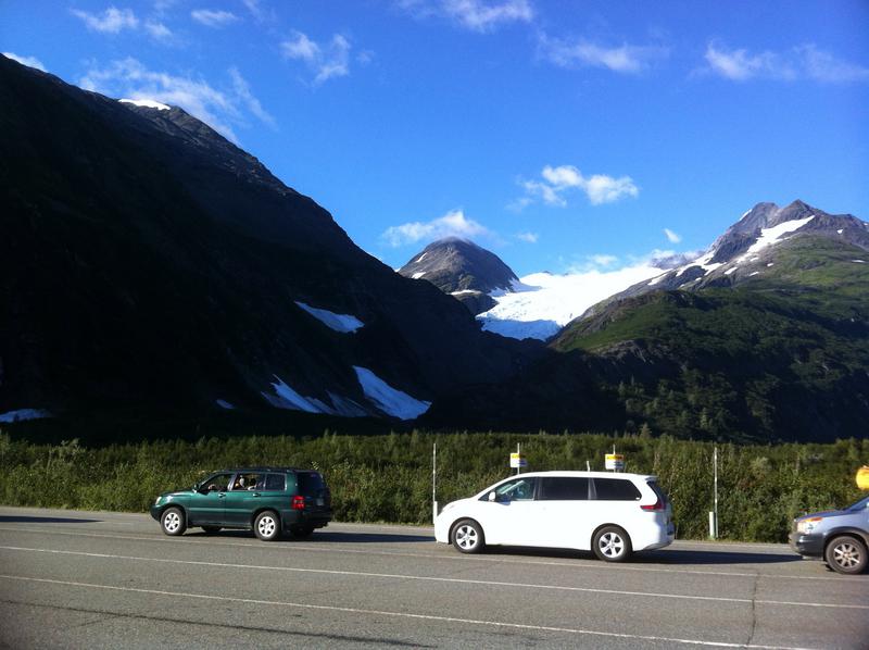 Glacier Right Before the Eastern Entrance to the  Whittier Tunnel