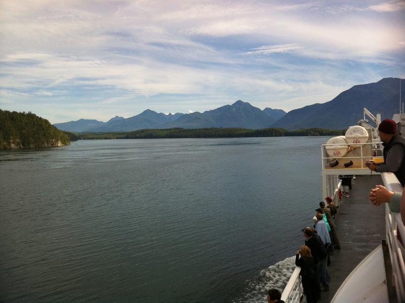 Green mountains -- Alaska Marine Highway