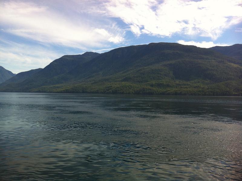 Mountain and water views -- Alaska Marine Highway