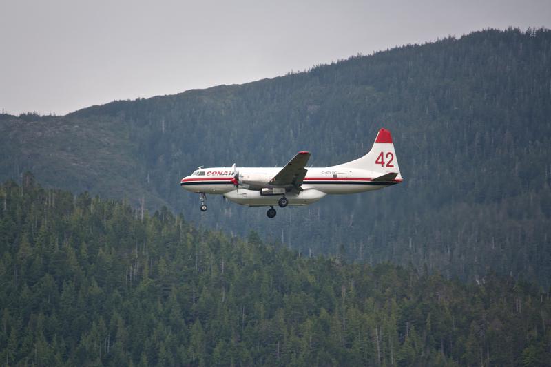 Conair Flight Landing at Ketchikan Airport