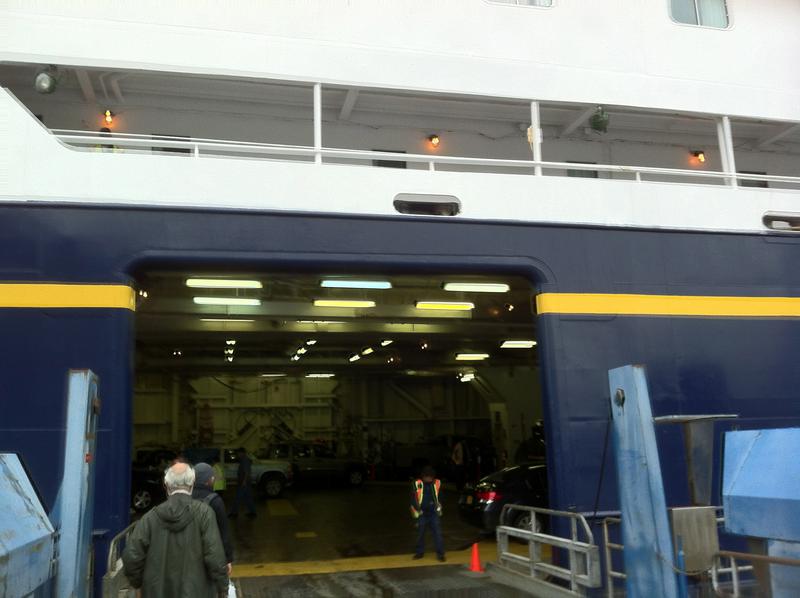 Embarking for Bellingham - M/V Columbia Alaska Marine Highway