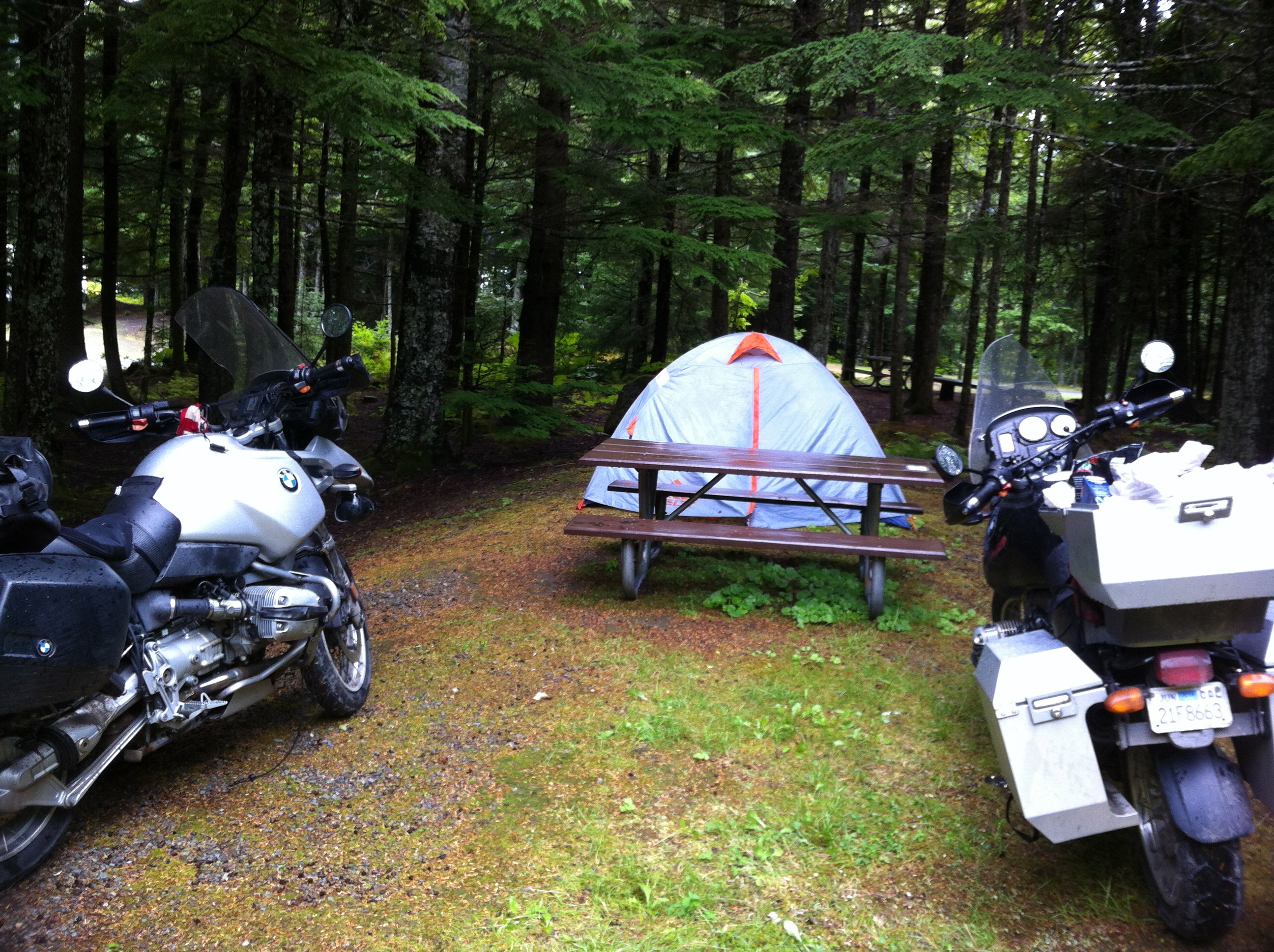 Camping in Chilkat State Park Haines Alaska