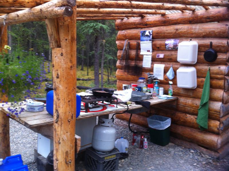 Thompson's Eagle's Claw Campground Cooking Setup