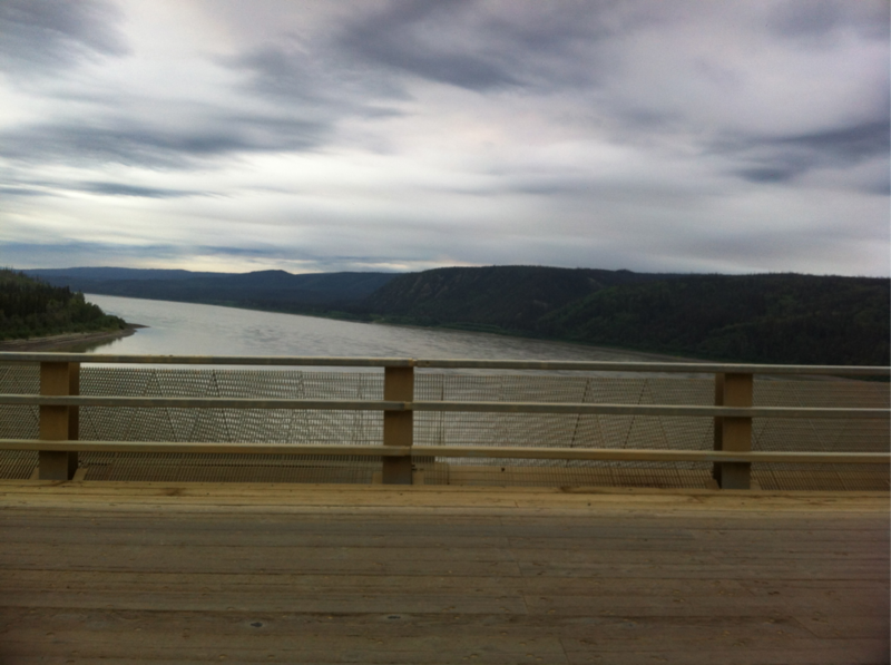 Dalton Yukon River Camp Bridge