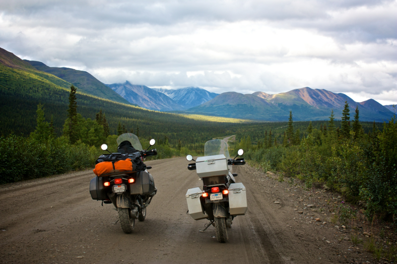 Our Bikes on the Denali Highway