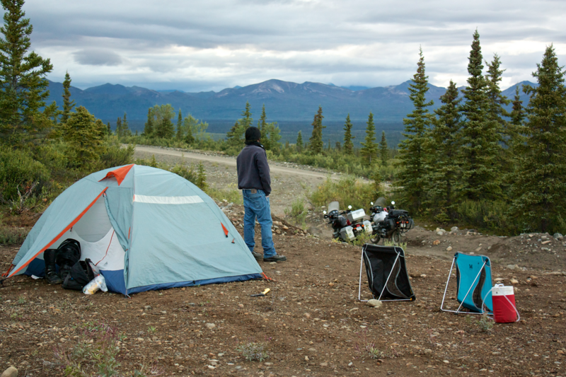 Denali Highway Motorcycle Camping == $0