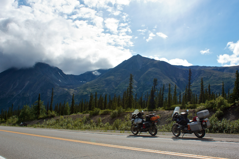 Riding on the George Parks Highway