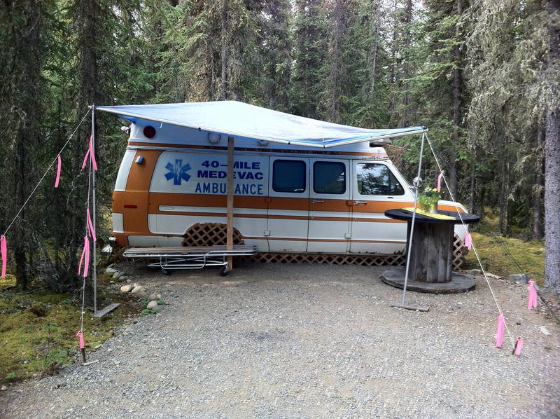 Thompson's Eagle's Claw Campground Converted Ambulance