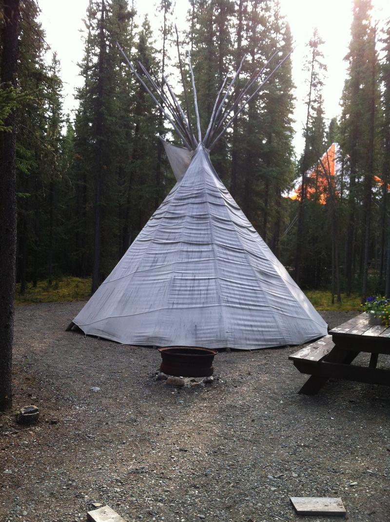 Thompson's Eagle's Claw Campground Teepee