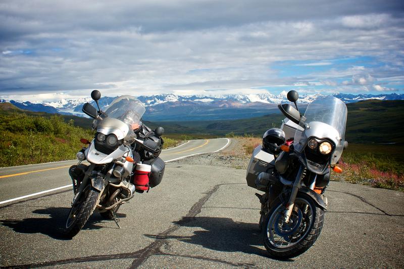 Both our Bikes on the Denali