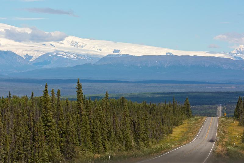 Mt. Wrangell and the road to Chitina