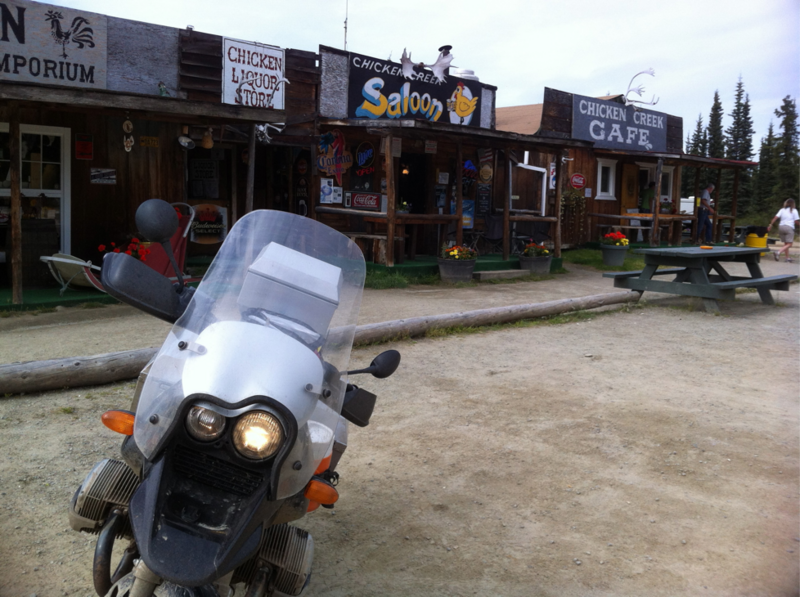 1150GS at Downtown Chicken Alaska