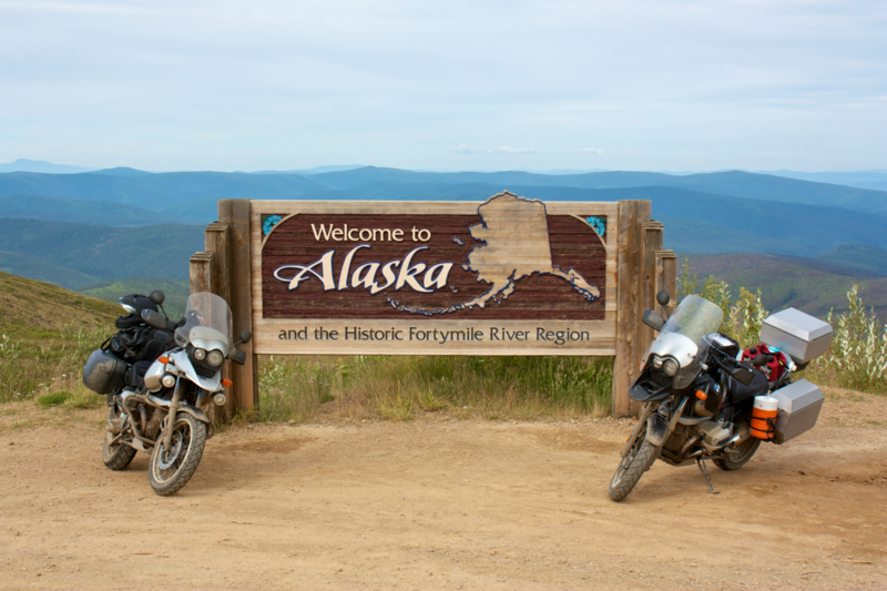 Alaska Border - Top of the World Highway